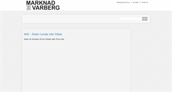 Desktop Screenshot of marknadvarberg.se